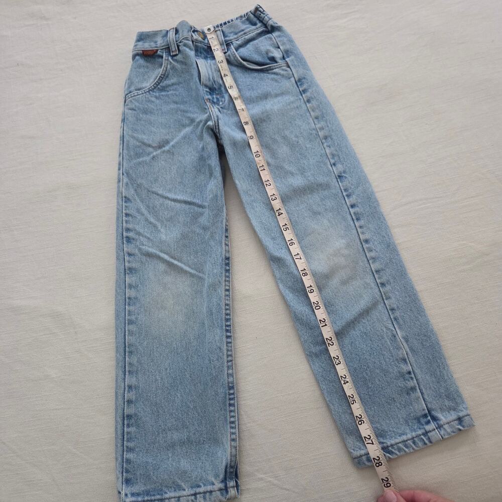 Vintage Rustler Stone Washed Jeans kids 7 - Picture 3 of 5